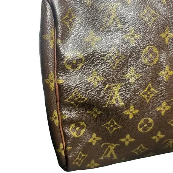 Louis Vuitton Monogram LV Leather Speedy 35 Travel Bag (LVXX200) - Picture 10 of 14